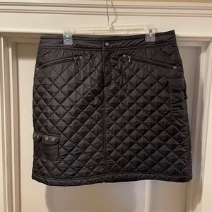 Quilted running/winter sport skirt